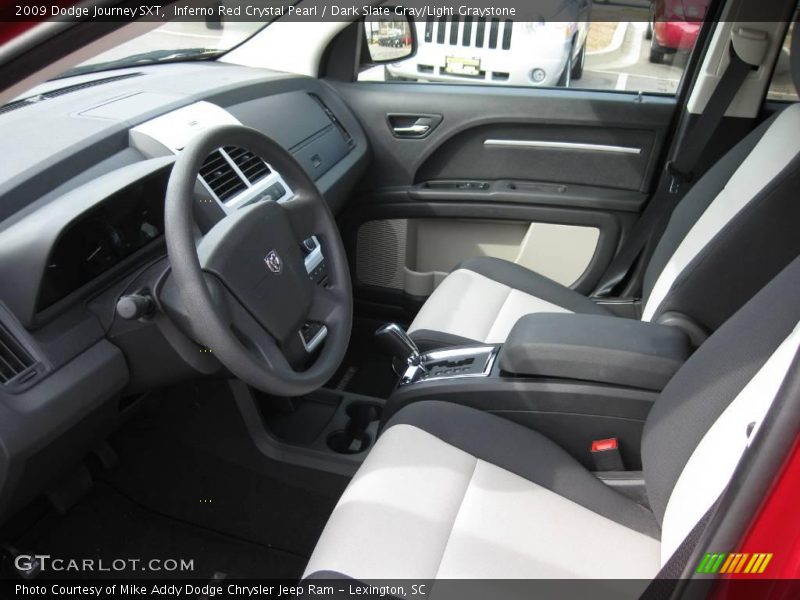Inferno Red Crystal Pearl / Dark Slate Gray/Light Graystone 2009 Dodge Journey SXT