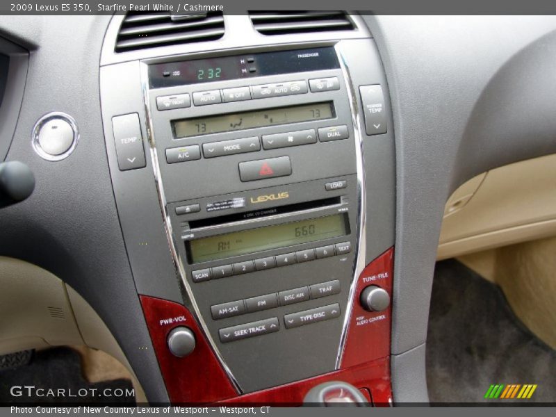 Starfire Pearl White / Cashmere 2009 Lexus ES 350