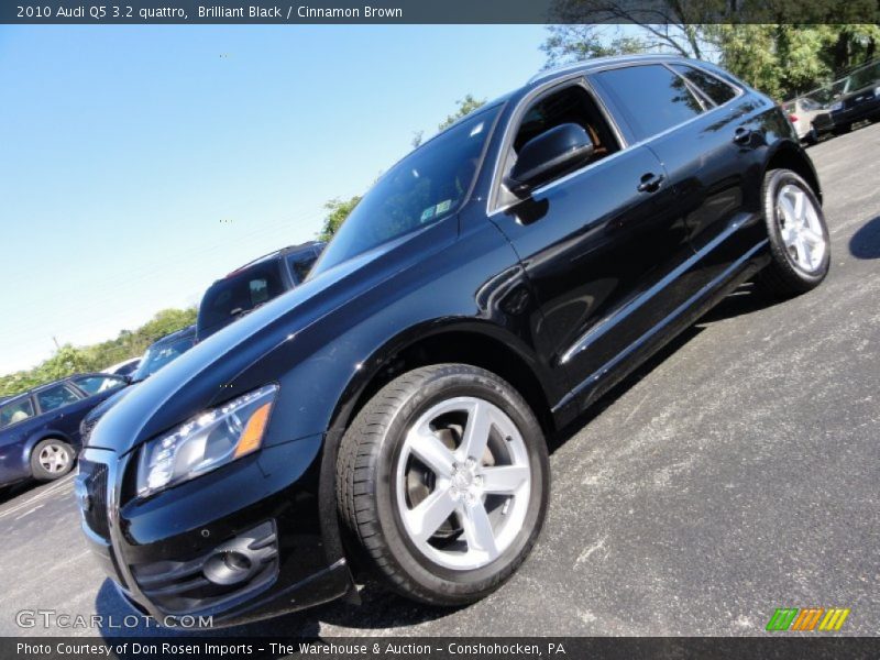 Brilliant Black / Cinnamon Brown 2010 Audi Q5 3.2 quattro