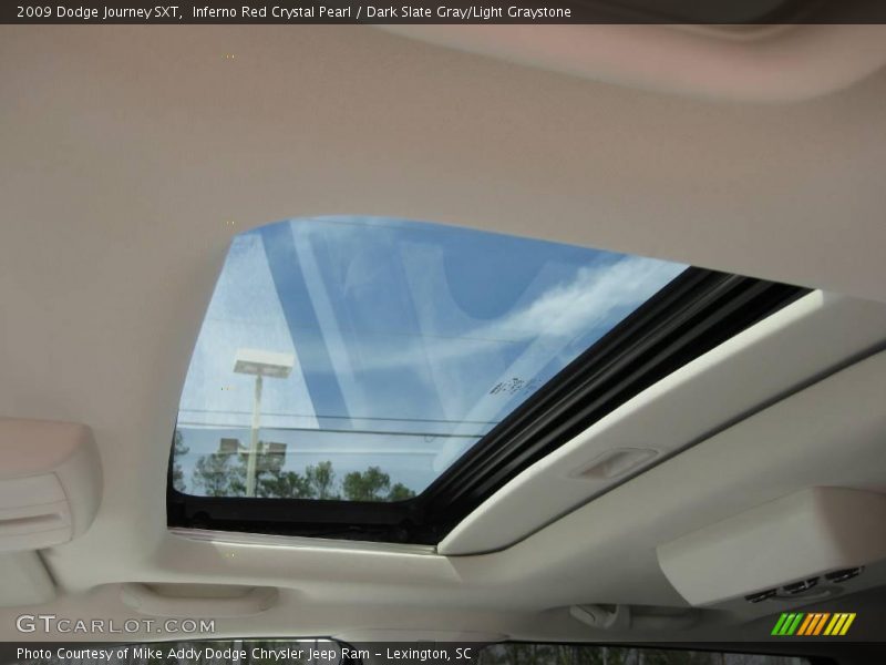 Inferno Red Crystal Pearl / Dark Slate Gray/Light Graystone 2009 Dodge Journey SXT