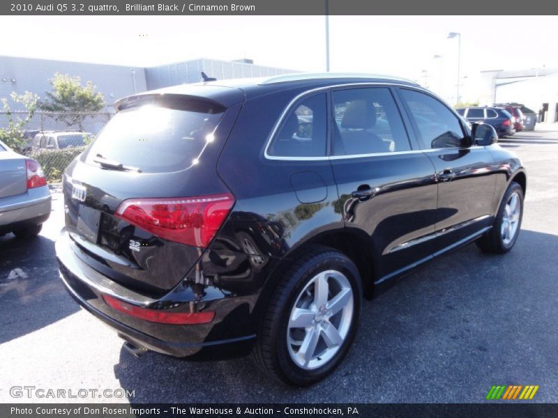 Brilliant Black / Cinnamon Brown 2010 Audi Q5 3.2 quattro