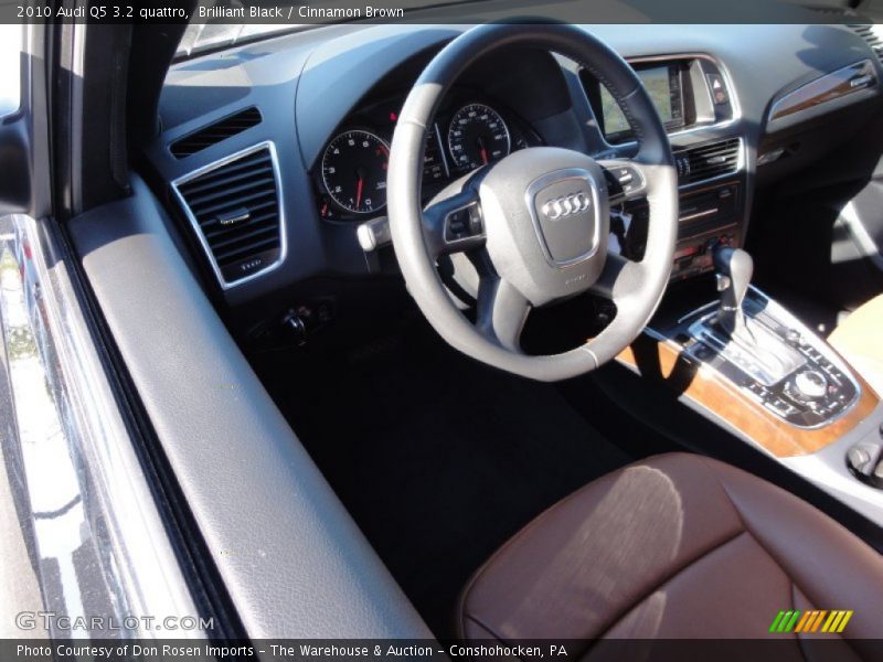 Brilliant Black / Cinnamon Brown 2010 Audi Q5 3.2 quattro