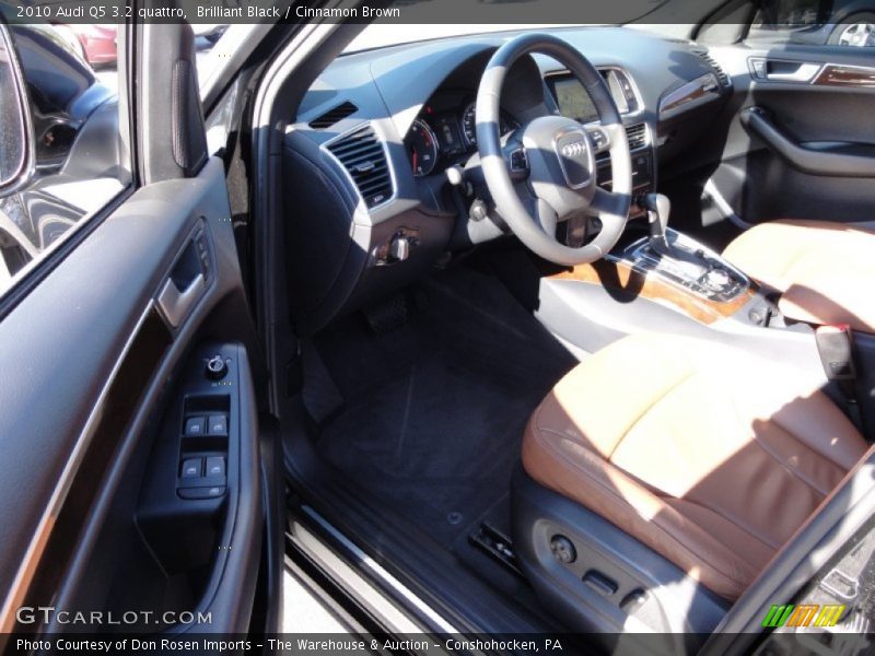 Brilliant Black / Cinnamon Brown 2010 Audi Q5 3.2 quattro