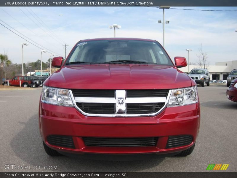 Inferno Red Crystal Pearl / Dark Slate Gray/Light Graystone 2009 Dodge Journey SXT