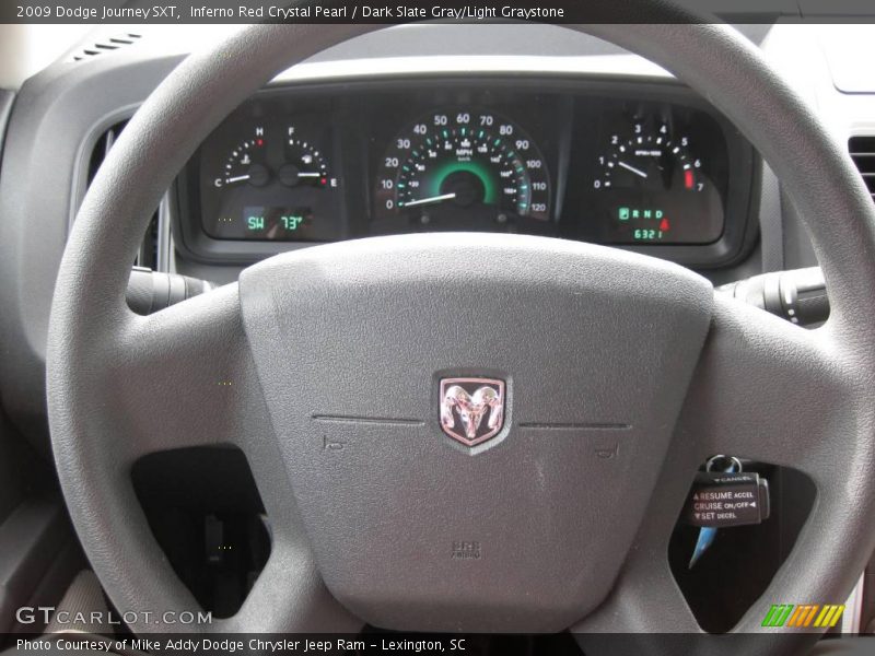 Inferno Red Crystal Pearl / Dark Slate Gray/Light Graystone 2009 Dodge Journey SXT