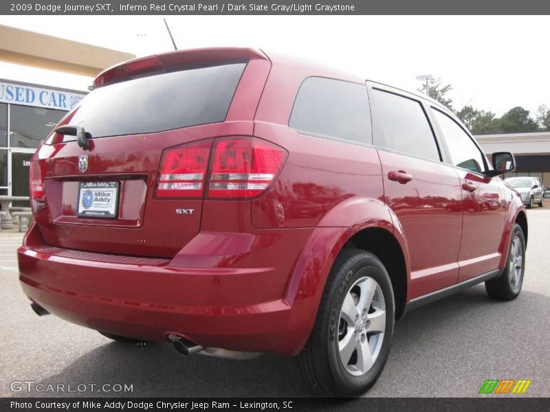 Inferno Red Crystal Pearl / Dark Slate Gray/Light Graystone 2009 Dodge Journey SXT