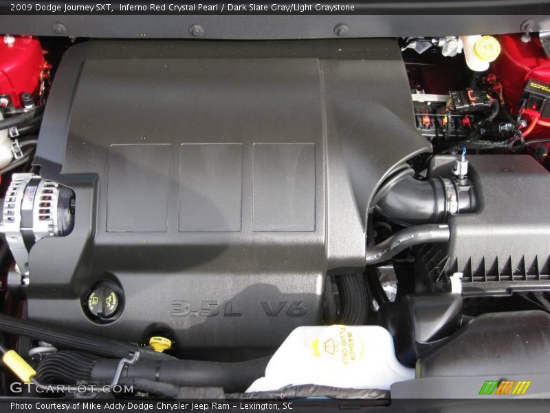 Inferno Red Crystal Pearl / Dark Slate Gray/Light Graystone 2009 Dodge Journey SXT