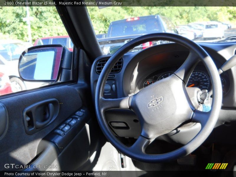 Majestic Red Metallic / Medium Gray 2000 Chevrolet Blazer LS 4x4