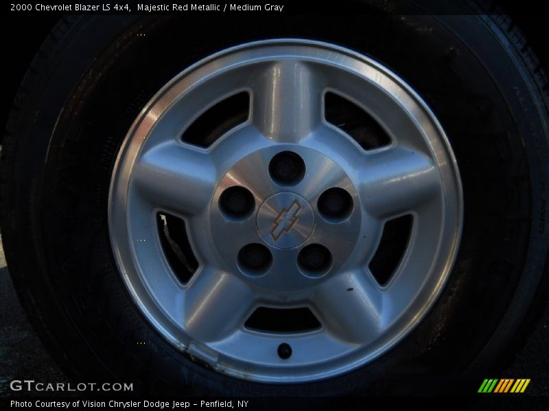 Majestic Red Metallic / Medium Gray 2000 Chevrolet Blazer LS 4x4