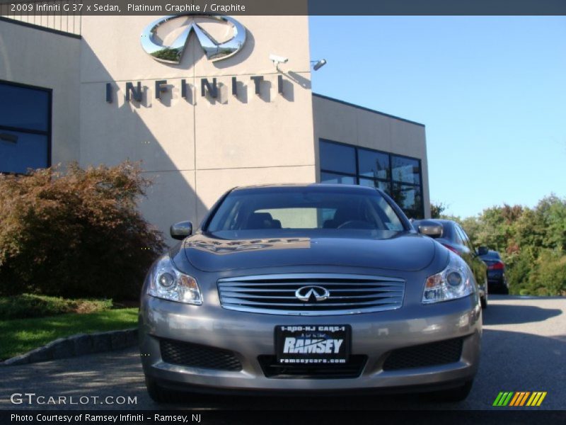 Platinum Graphite / Graphite 2009 Infiniti G 37 x Sedan