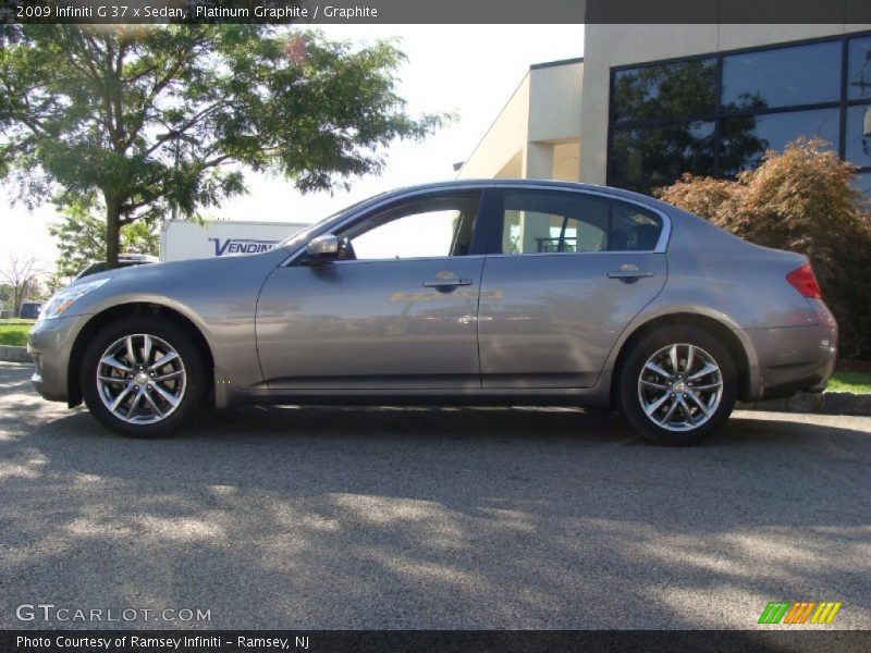 Platinum Graphite / Graphite 2009 Infiniti G 37 x Sedan