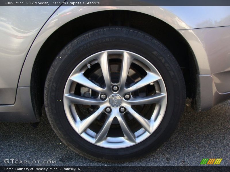 Platinum Graphite / Graphite 2009 Infiniti G 37 x Sedan