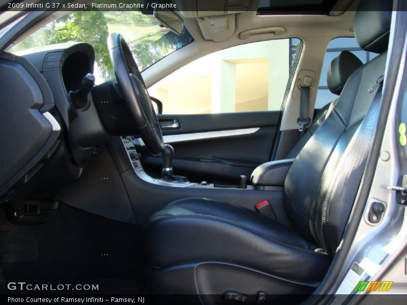 Platinum Graphite / Graphite 2009 Infiniti G 37 x Sedan