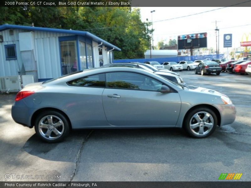 Blue Gold Crystal Metallic / Ebony Black 2008 Pontiac G6 GT Coupe