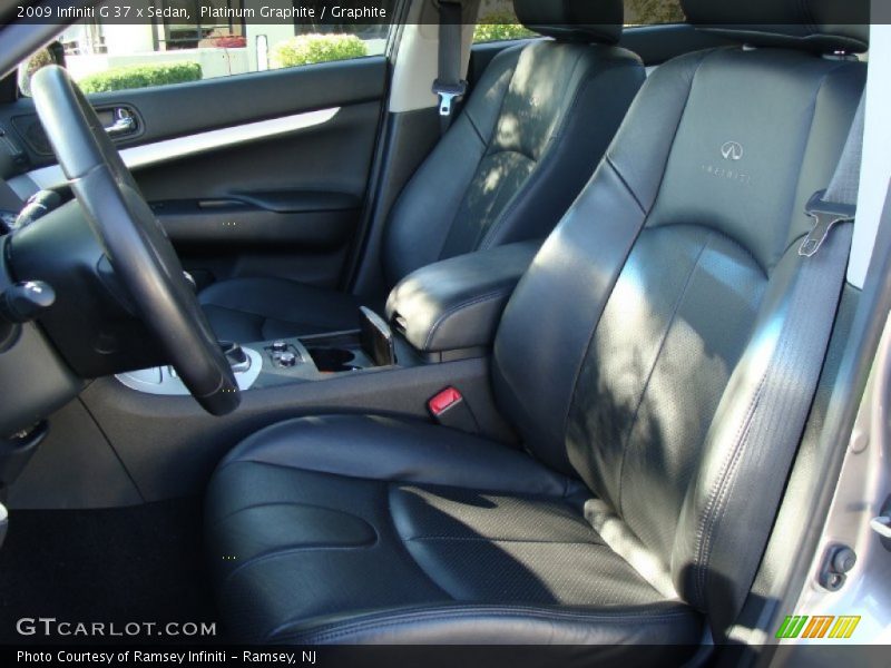 Platinum Graphite / Graphite 2009 Infiniti G 37 x Sedan