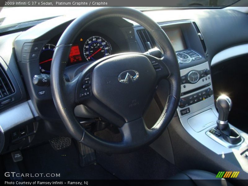Platinum Graphite / Graphite 2009 Infiniti G 37 x Sedan