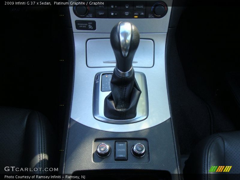 Platinum Graphite / Graphite 2009 Infiniti G 37 x Sedan