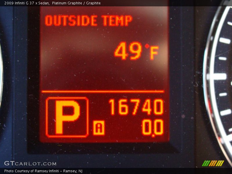 Platinum Graphite / Graphite 2009 Infiniti G 37 x Sedan