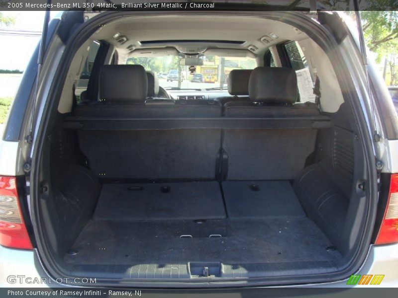 Brilliant Silver Metallic / Charcoal 2005 Mercedes-Benz ML 350 4Matic