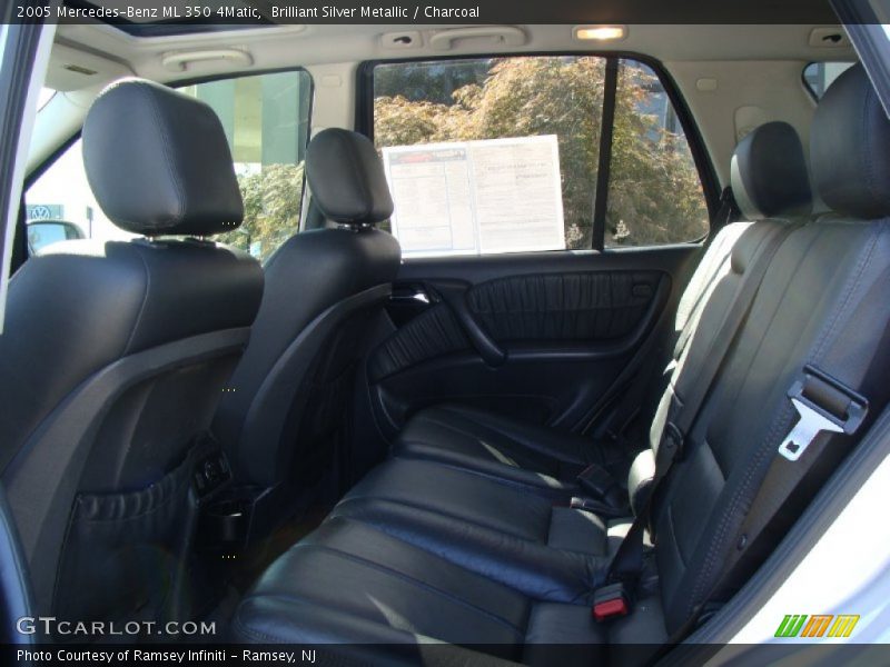 Brilliant Silver Metallic / Charcoal 2005 Mercedes-Benz ML 350 4Matic