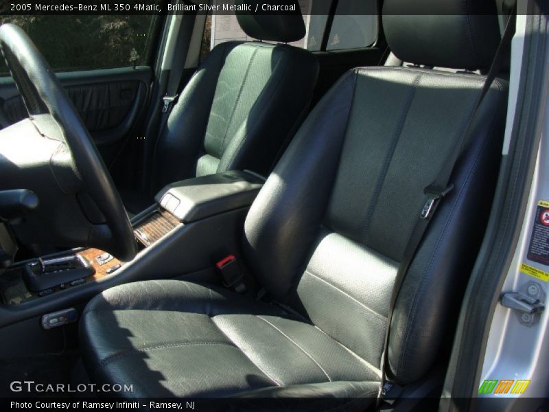 Brilliant Silver Metallic / Charcoal 2005 Mercedes-Benz ML 350 4Matic