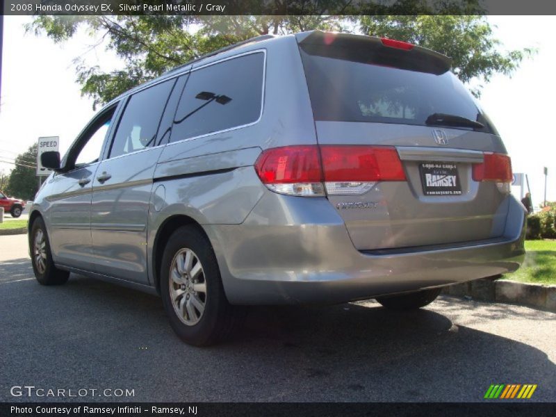 Silver Pearl Metallic / Gray 2008 Honda Odyssey EX