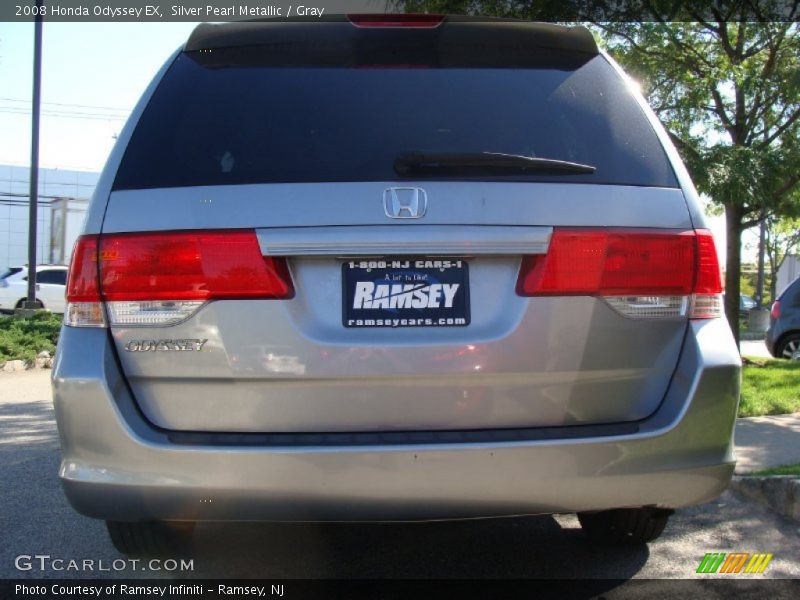 Silver Pearl Metallic / Gray 2008 Honda Odyssey EX