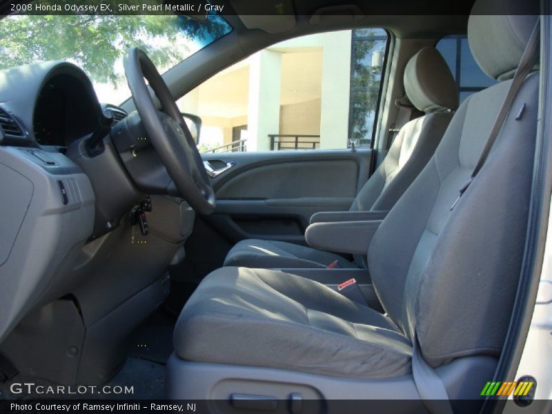 Silver Pearl Metallic / Gray 2008 Honda Odyssey EX