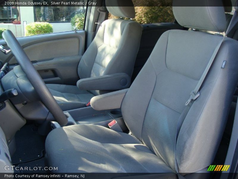Silver Pearl Metallic / Gray 2008 Honda Odyssey EX