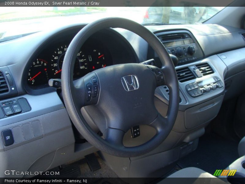 Silver Pearl Metallic / Gray 2008 Honda Odyssey EX