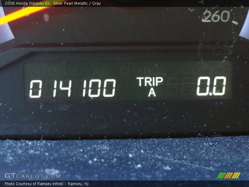 Silver Pearl Metallic / Gray 2008 Honda Odyssey EX