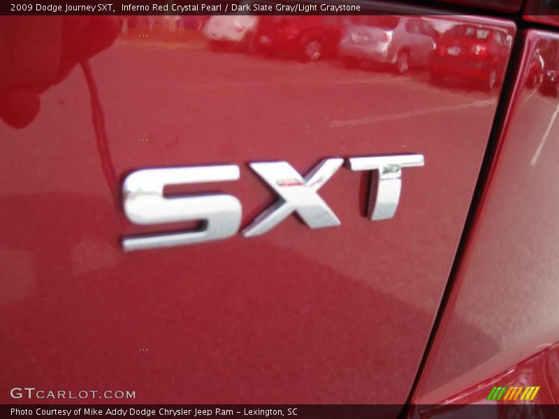 Inferno Red Crystal Pearl / Dark Slate Gray/Light Graystone 2009 Dodge Journey SXT