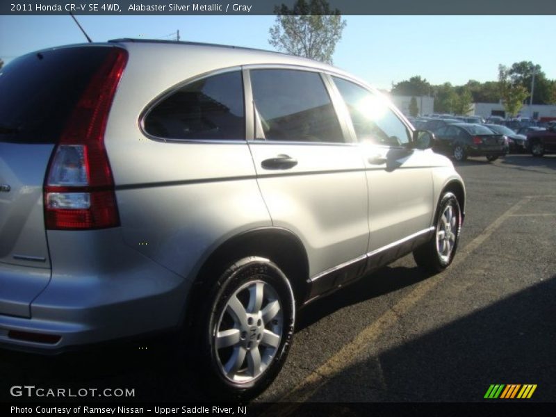 Alabaster Silver Metallic / Gray 2011 Honda CR-V SE 4WD
