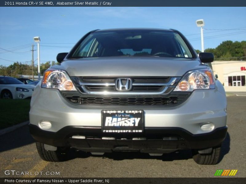 Alabaster Silver Metallic / Gray 2011 Honda CR-V SE 4WD