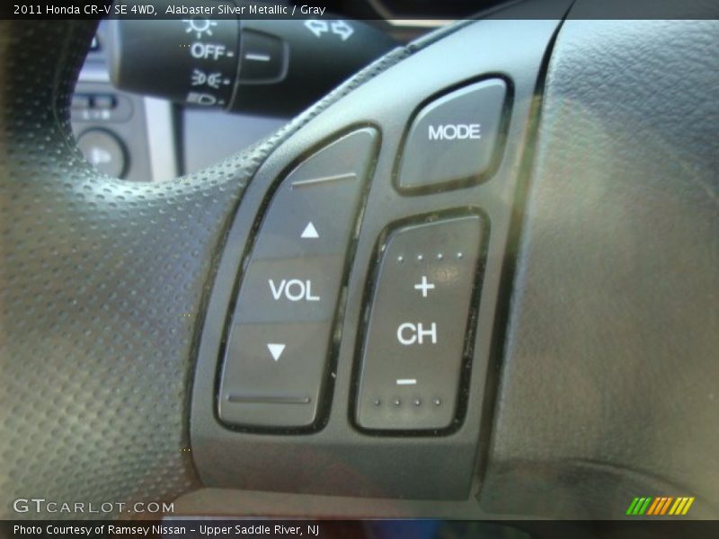 Alabaster Silver Metallic / Gray 2011 Honda CR-V SE 4WD