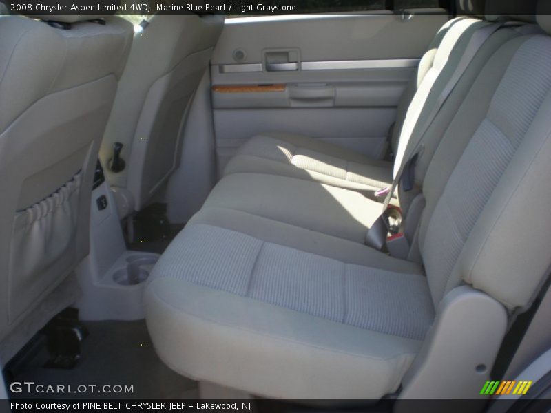 Marine Blue Pearl / Light Graystone 2008 Chrysler Aspen Limited 4WD