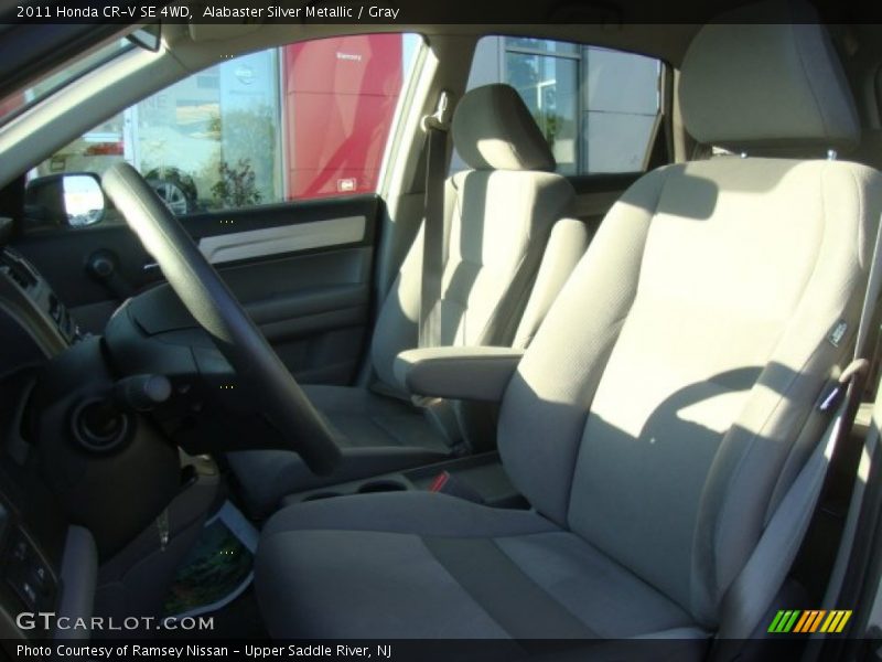Alabaster Silver Metallic / Gray 2011 Honda CR-V SE 4WD