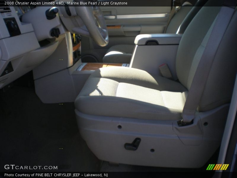 Marine Blue Pearl / Light Graystone 2008 Chrysler Aspen Limited 4WD