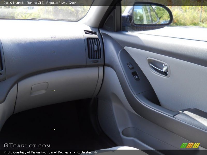 Regatta Blue / Gray 2010 Hyundai Elantra GLS