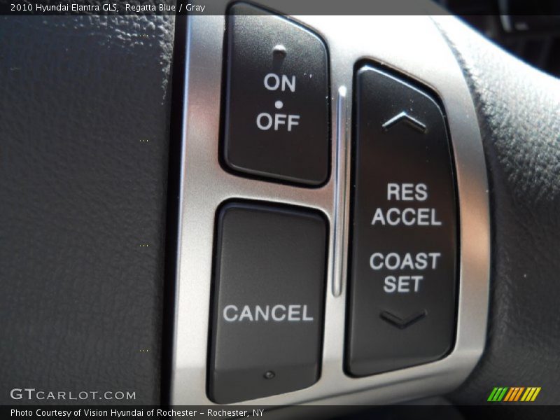 Regatta Blue / Gray 2010 Hyundai Elantra GLS