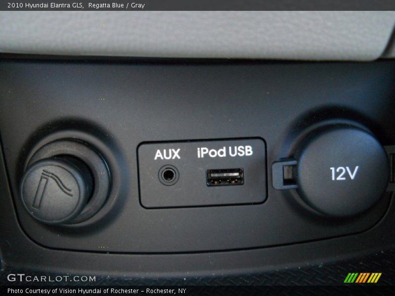 Regatta Blue / Gray 2010 Hyundai Elantra GLS