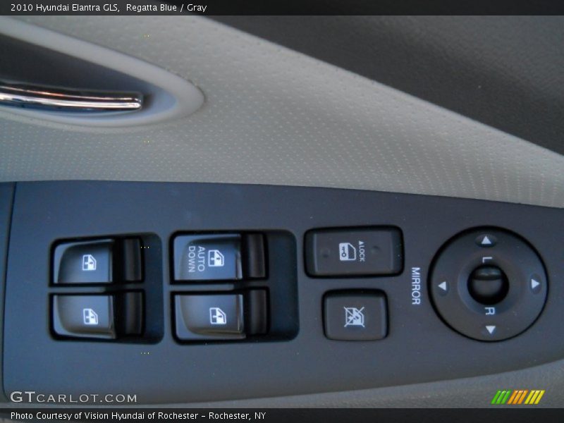Regatta Blue / Gray 2010 Hyundai Elantra GLS