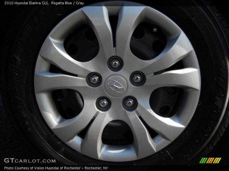 Regatta Blue / Gray 2010 Hyundai Elantra GLS