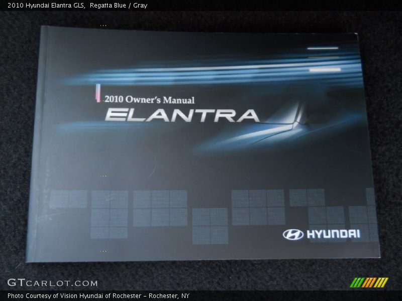 Regatta Blue / Gray 2010 Hyundai Elantra GLS