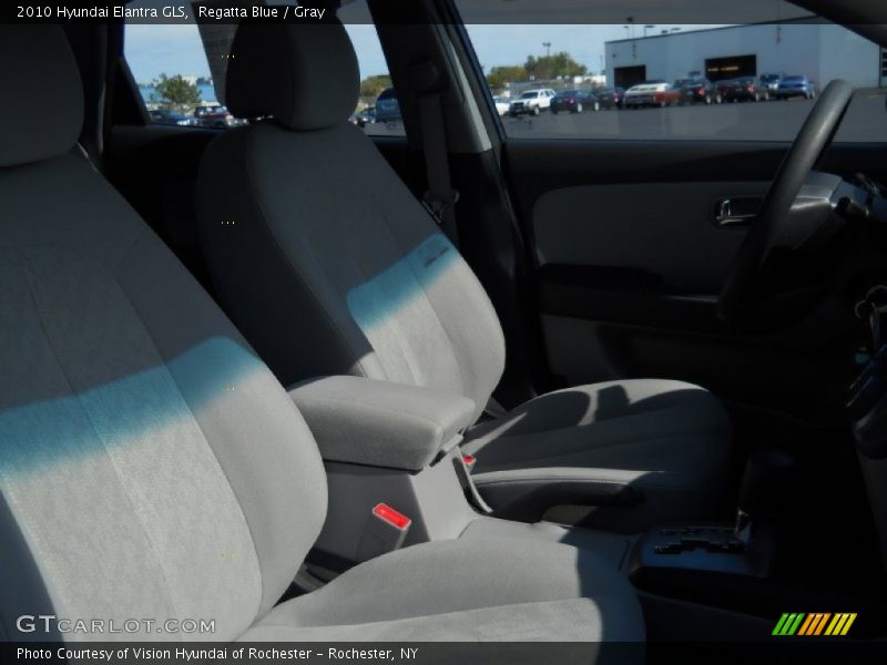 Regatta Blue / Gray 2010 Hyundai Elantra GLS
