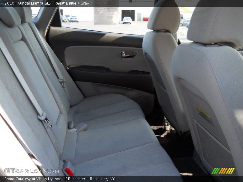 Regatta Blue / Gray 2010 Hyundai Elantra GLS