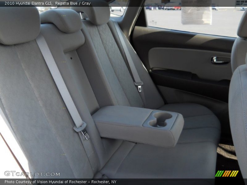 Regatta Blue / Gray 2010 Hyundai Elantra GLS