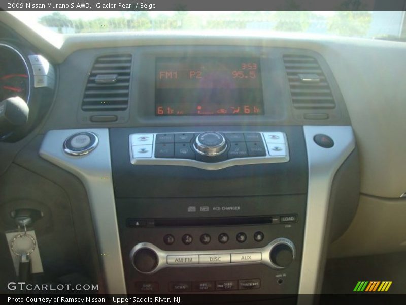 Glacier Pearl / Beige 2009 Nissan Murano S AWD