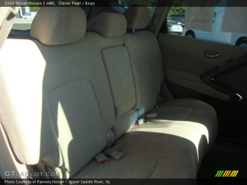 Glacier Pearl / Beige 2009 Nissan Murano S AWD