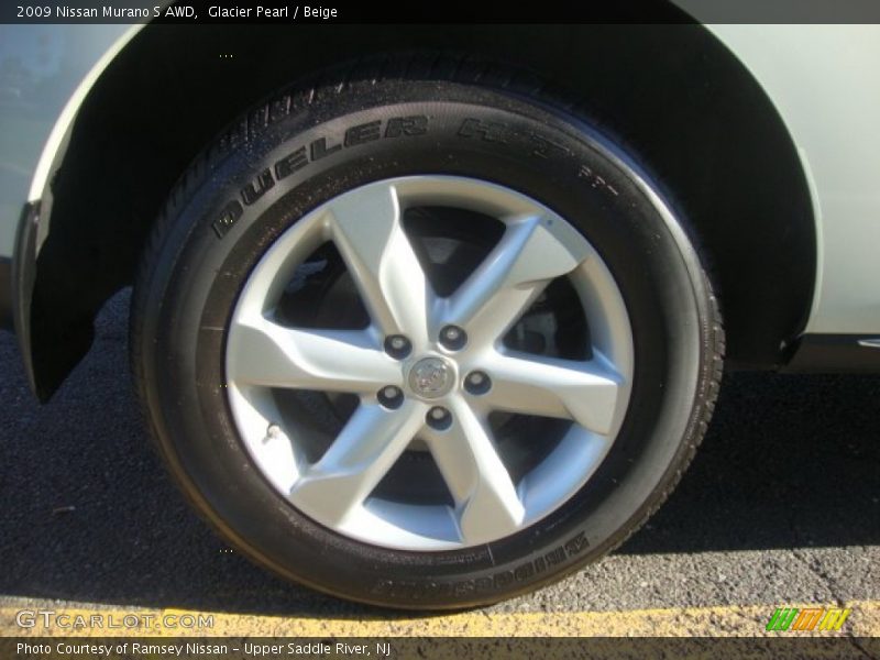 Glacier Pearl / Beige 2009 Nissan Murano S AWD